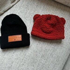 Little Buck (2) & Carters (1) Newborn Hats